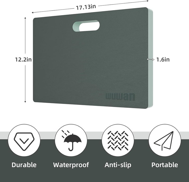 WUWAN Yoga kneeling mat, 1.5inch Thick,Knee Push-ups, Plank Support & Yoga Elbows/Knees Mat Provides Cushion for Kneeling & Elbows - Image 2